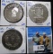 Large 5 Shillings Coin From Zambia Dated 1965, One Dollar Coin From New Zeal& Dated 1986, & A Proof