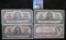 Canadian Note Lot Includes 3 $2 Bank Notes Series Of 1937 & 1- Seies Of 1954 $2 Bank Note