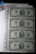 Uncut Sheet Of 4- Series Of 1976 Two Dollar Star Notes