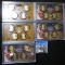 2007, 2008 2009, 2011, & 2013 Proof Pesidential Coin Sets With No Boxes