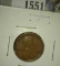 1922 D Lincoln Cent, VF. XF with a Tick behind ear.