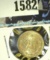 1933 High Grade Mexico Silver Ten Centavos.