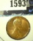 1913 S Lincoln Cent, Red-Brown Uncirculated.