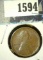 1910 P Lincoln Cent, Brown AU.