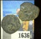 (2) Old Pirate Coins depicting Lions and Castles.