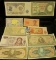 (10) Different Uncirculated Foreign Banknotes.