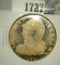 1793A France 2 Sols Bronze Coin, U.S. Half-dollar size.