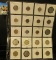 (20) Foreign Coins dating back to 1966 stored in a plastic page. Includes a British One Pound coin.
