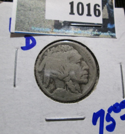 Key Date 1914-D Buffalo Nickel