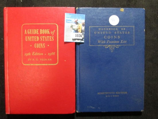 Handbook of United States Coins (Blue Book) 19th edition & and a 19th Edition (Red Book) issued in 1