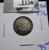 Silver German States- Schwabisch Hall Heller (Penny) With the hand of God on the Front.