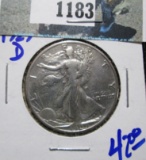 Better Date 1929-D Walking Liberty Half Dollar