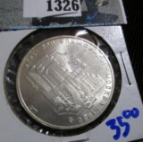 1977 Silver 5- Roubles From The Soviet Union Celebrating The Olympics That Will Take Place In 1980.