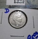 1906-D Barber Dime With Full Liberty