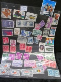 (71) Old U.S. Stamps of various denominations and types.