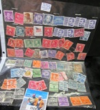 (72) Old U.S. Stamps of various denominations and types. Some over 100 years old.