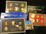 1970 S, 81 S, & 83 S U.S. Proof Sets, all in original boxes.
