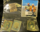 (4) Old U.S. Stamps, includes Scott #308.