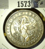 1881 CC Fantasy Dollar depicting a very busty Angel.
