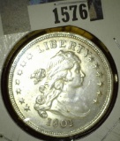 Copy of an 1801 Morgan Dollar, stamped 