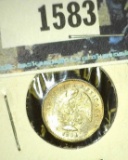 1904 Super High Grade Mexico Silver Five Centavos.