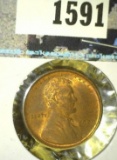 1909 P Lincoln Cent, Red-Brown Uncirculated.