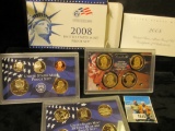 2008 S U.S. Proof Set, all in plastic cases & original box. (14 pcs.).