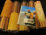 1961 D, 62 D, 65 P, 68 P, & 79 P  Solid Date Rolls of BU Lincoln Cents.
