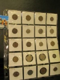 (20) Foreign Coins dating back to 1905 and including Silver. All stored in a plastic page.