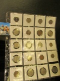 (20) Foreign Coins dating back to 1921 and including Silver. All stored in a plastic page.
