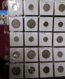 (20) Foreign Coins dating back to 1966 stored in a plastic page. Includes a couple of Panamanian Sil