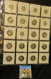(20) Mercury Dimes in a plastic Page dating 1924-45.