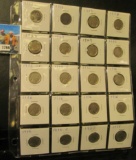 (20) 1917-38 Buffalo Nickels in a Plastic page. Includes a 1935 D/D/