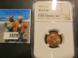 1946 D Lincoln Cent, NGC slabbed MS 65 RD