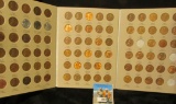 1941-74 Partial Set of Lincoln Cents in a Harris Album.