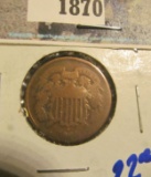 1864 Large Motto Two Cent Piece