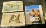 1975 & 1977 Iowa Migratory Bird Stamps. both signed.