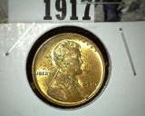 1930 P Lincoln Cent, Uncirculated, mostly red with some carbon spotting on the obverse.