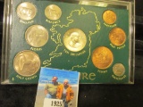 A very attractive 1966 Mint Set from Ireland in a plastic case. Gem BU. (9 pcs.).