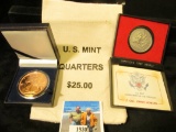 Empty U.S. Mint Quarter Bag for $25.00 face in quarters; Lt. Col. John E. Howard U.S. Mint 