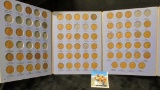 1909 P VDB-40 S Partial Set of Lincoln Cents in a blue Whitman folder.