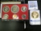1871 CC Gold Double Eagle Replica in a slab; & 1975 S U.S. Proof Set, original as issued.