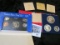 Several old Lincoln Cents; Three-piece 1976 S Silver Proof Set; & 1971 S U.S. Proof Set.