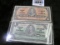 Series 1937 $1 & $2 Canada Banknotes.