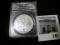 2011 (S) ANACS slabbed MS70 a First Strike Coin American Eagle Silver Dollar One Ounce Coin.