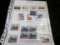 Four pages containing 60 total stamps, 49 are Mint condition. 1985-86.