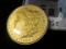 1886 P Morgan Silver Dollar, Gold-highlighted reverse Eagle.