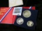 1976 S Three-piece Silver Proof Set in original holder as issued.