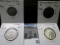1944L India Half Rupee, KM552, BU; 1943 S Australia Shilling, KM39, BU; 1905 Japan One Sen, Y23, AU;