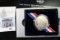 2000 Leif Ericson Millenium Uncirculated Silver Dollar Commemorative Coin in original box with C.O.A